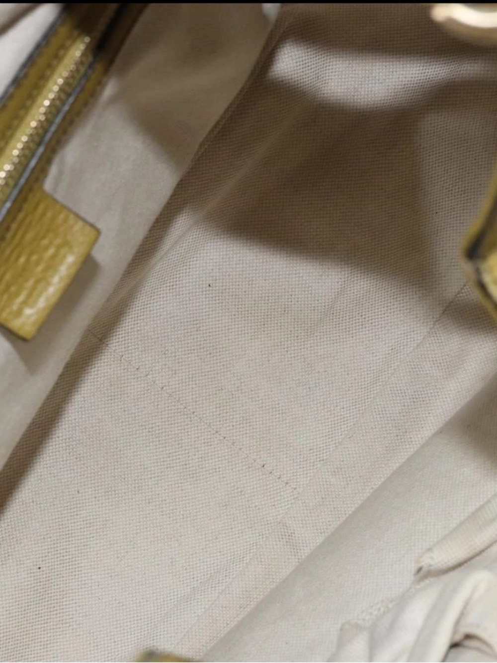 Gucci horsebit Emily Leather Bag in Olive Green with Chain Detail - Picture 8 of 13
